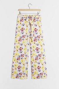 Maeve Aliana Island Printed Wide Leg Trousers / summer pants