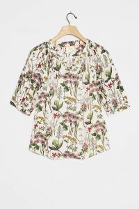 Maeve Rosie Shirt / botanical printed blouse