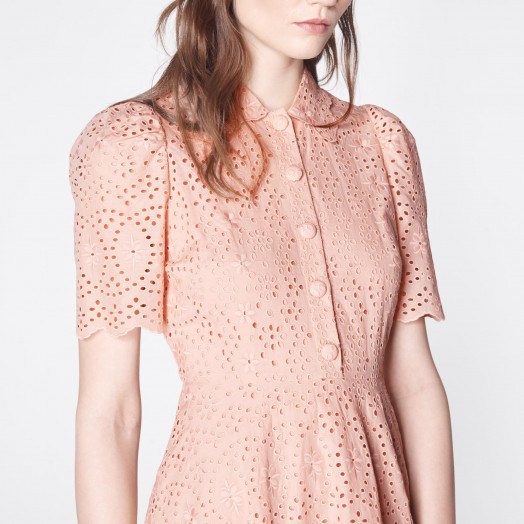 L.K. BENNETT GRACE ROSE COTTON DRESS