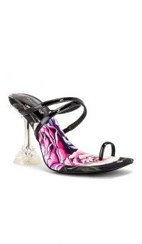 Jeffrey Campbell Nadia Heel Black & Pink Rose