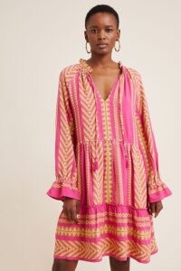 Maeve Valentia Tunic Dress Pink Combo