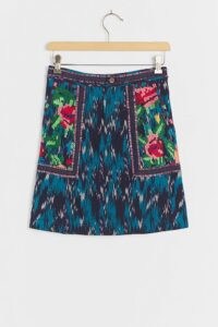 Pilcro Anahi Embroidered Mini Skirt | Anthropologie skirts