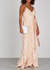 JONATHAN SIMKHAI Ava floral-print linen-blend maxi dress