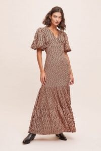 Second Female Sandra Maxi Dress / tiered balloon sleeve dresses / floral prints