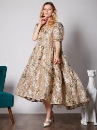 sister jane DREAM Center Stage Oversized Midi Dress | romantic dresses with volume