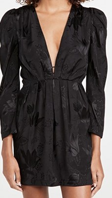 MISA Charlize Dress / plunging lbd