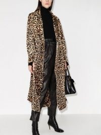 Tom Ford leopard print trench coat / wild animal prints / luxury silk coats