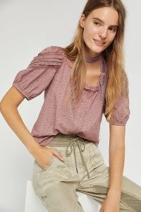 Forever That Girl Adina Cropped Blouse in Pink