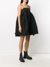 Cecilie Bahnsen flared oversize dress | fashion with volume | skinny strap LBD | voluminous dresses