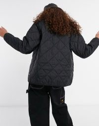 Santa Cruz Strip Liner jacket in black ~ casual quilted jackets