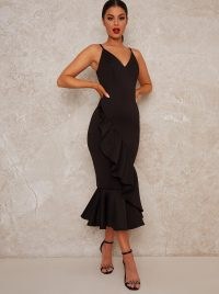 Chi Chi Elea Dress ~ lbd ~ flamenco style evening dresses ~ glamorous party fashion