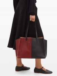 MANSUR GAVRIEL Glove Mary Jane leather flats ~ flat black Mary Janes