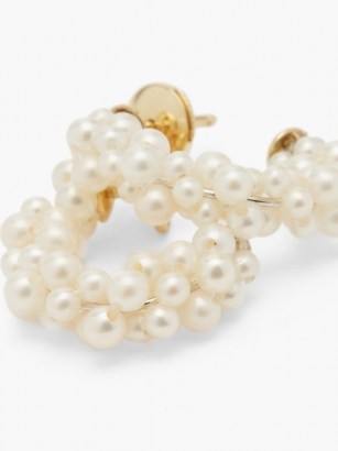 YVONNE LÉON Lady Pearl 18kt gold earrings / feminine jewellery / pearls