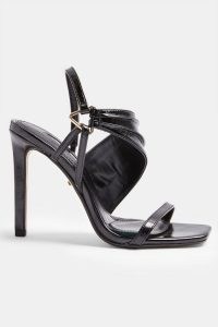 TOPSHOP RENEE Black Ring Heels ~ high heel party sandals