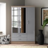 Baylee 3 Door Wardrobe by 17 Stories – good colour and stylish to look at