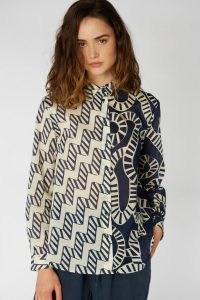 Camilla Perkins X Gorman AQUARIUS SPLICE SHIRT – mixed print shirts