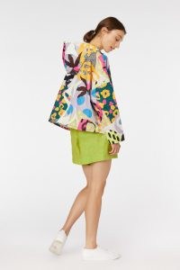 gorman BLOCKWORK CROP RAINCOAT ~ multicoloured cropped raincoats