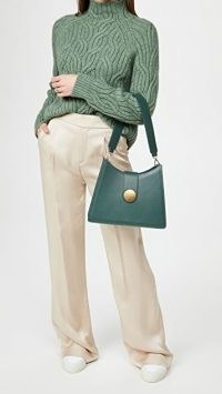 Elleme Cat Bag ~ forest green handbags ~ structured bags