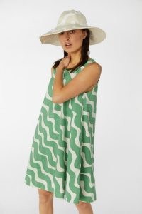 gorman MAKE WAVES JERSEY DRESS ~ green organic cotton jersey shift dresses