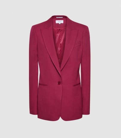 MILLER SLIM FIT TAILORED BLAZER PINK ~ bright blazers