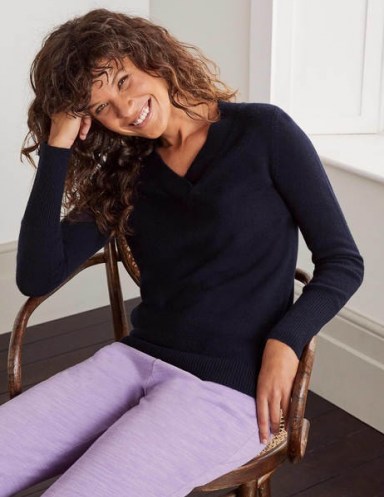 boden cashmere v neck jumper