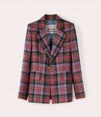 Vivienne Westwood LOU LOU JACKET BRICK TARTAN ~ checked jackets ~ plaid