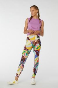 gorman WILD ORCHID LEGGING / bold print leggings