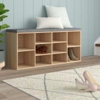 Shoes Wood Storage Bench by Zipcode Design – Reduce the clutter in your hallway