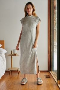 Saturday/Sunday Elisabeth Ribbed Maxi Dress ~ effortlessly stylish high neck dresses