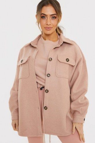 BILLIE FAIERS BLUSH SHACKET ~ light pink shackets