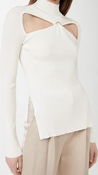 Cult Gaia Gabriella Knit Top / contemporary cut out tops