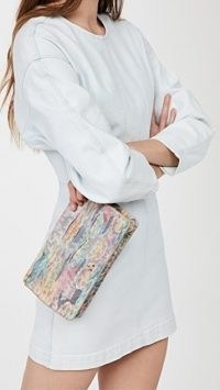 Jerome Dreyfuss Clic Clac Clutch / multicoloured animal print bags