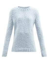 GABRIELA HEARST Lawrence blue round-neck cashmere sweater