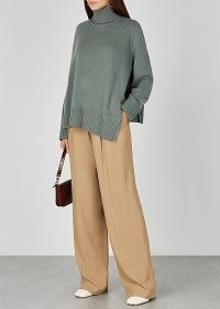 PETAR PETROV Naolin sage roll-neck cashmere jumper