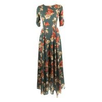 Jennafer Grace Prairie Reversible Fitted Maxi Dress