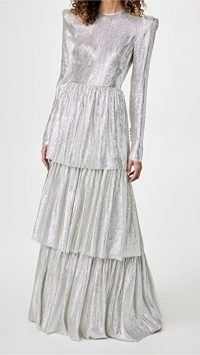 The Vampires Wife The Unrequited Full Length Dress ~ silver occasion dresses