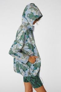 gorman Camilla Perkins X gorman TIGER QUEEN RAINCOAT / hooded animal print rain jacket