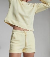 REISS ANNIE LOUNGEWEAR JERSEY SHORTS YELLOW ~ lounge clothing