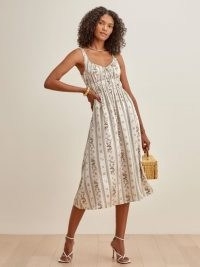 REFORMATION Colleen Dress / floral full skirt dresses