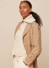 Whistles RILEY TRENCH COAT | neutral tie waist coats