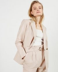 TED BAKER LUCJA Relaxed Blazer ~ neutral spring jacket