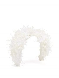 STEPHEN JONES Shine floral-appliqué headband ~ bridal hair accessories ~ wedding day headbands ~ floral applique ~ beaded