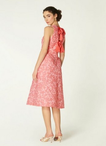 L.K. BENNETT ANNABEL PINK DRESS ~ sleeveless fit and flare occasion dresses