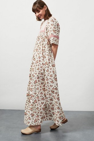 Meadows Heli Print Maxi Dress / 70s style summer dresses