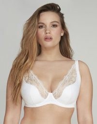Agent Provocateur Brigette Padded High Apex Underwired Bra – semi sheer lace bras