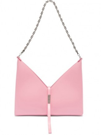 GIVENCHY Cut Out small pink leather shoulder bag