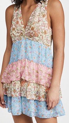 Ramy Brook Printed Gigi Dress / mixed print dresses