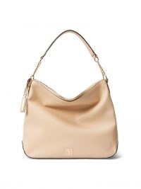 VICTORIA’S SECRET The Victoria Hobo Bag Blush Sand – neutral shoulder bags