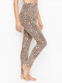 VICTORIA’S SECRET Velour Legging – soft feel leggings – animal print loungewear pants