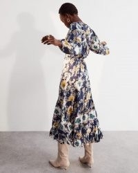 JIGSAW VINTAGE FLORAL TIERED DRESS